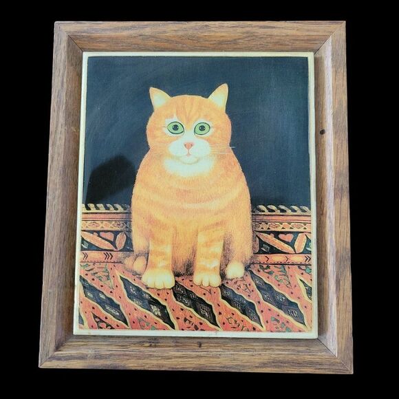 Morley Ben by Martin Leman Ceramic Tile Framed - Picture 1 of 5